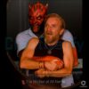 Star Wars Darth Maul Obi Wan Kenobi Hug Meme PNG