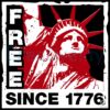 Statue Of Liberty Free Since 1776 Grunge Patriotic Usa SVG