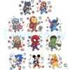 Superhero Back To School Character Bundle First Day Teacher Kids PNG