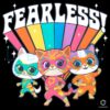 Superkitties Fearless Cute Rainbow Hero Cats Cartoon PNG