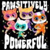 Superkitties Pawsitively Powerful Cute Cat Hero Team Cartoon PNG