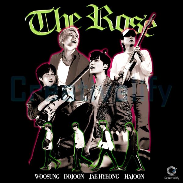 The Rose Band Kpop Members Woosung Dojoon Jaehyeong Hajoon PNG