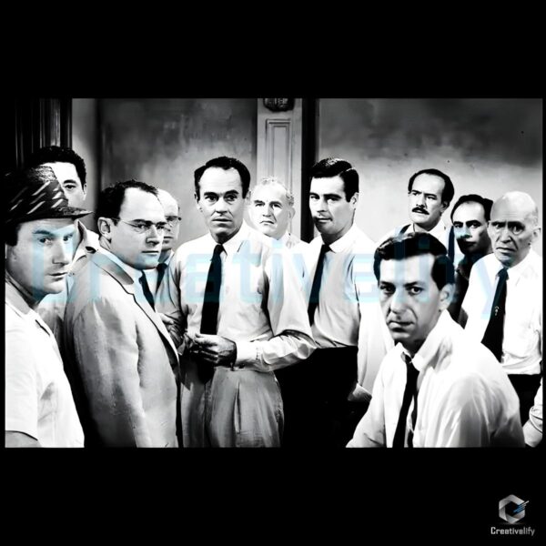 Twelve Angry Men Jury Room Scene Classic Courtroom Drama PNG