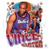 Vince Carter Raptors Purple Jersey Slam Dunk Basketball Legend PNG