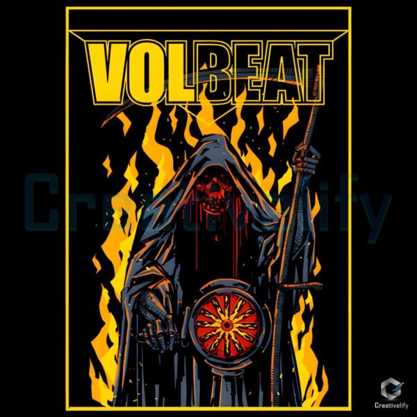 Volbeat Flame Reaper Metal Band PNG