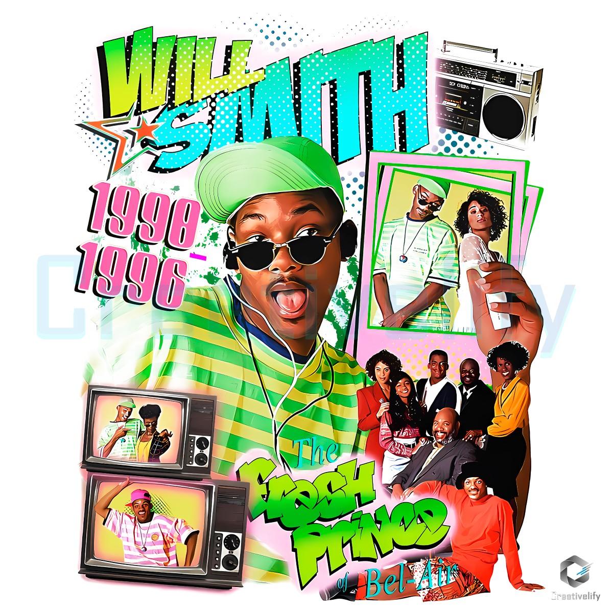 Will Smith The Fresh Prince Of Bel Air 90S Tv Show Retro Style PNG Will Smith The Fresh Prince Of Bel Air 90S Tv Show Retro Style PNG