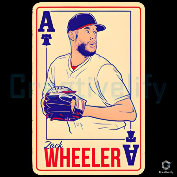 Zack Wheeler Playing Card Philly Ace Baseball Pitcher PNG