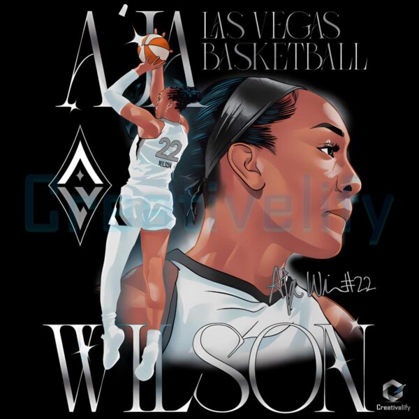 Aja Wilson Prestige Las Vegas Aces Basketball PNG