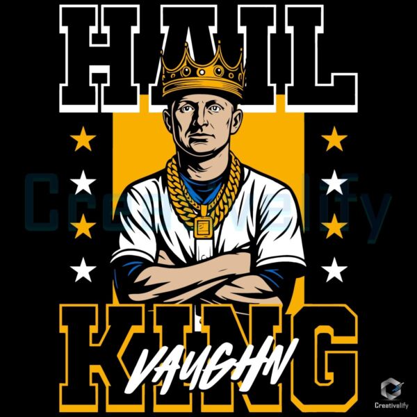 Andrew Vaughn Milwaukee Baseball Hail King Vaughn Crown SVG
