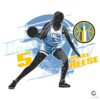 Angel Reese Chicago Sky Basketball Player Silhouette Graphic PNG