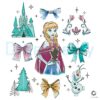 Anna Bows Frozen Disney Princess PNG