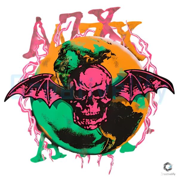 Avenged Sevenfold Deathbat Lightning PNG