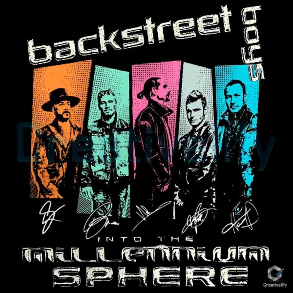 Backstreet Boys Millennium Sphere Tour Retro Band PNG