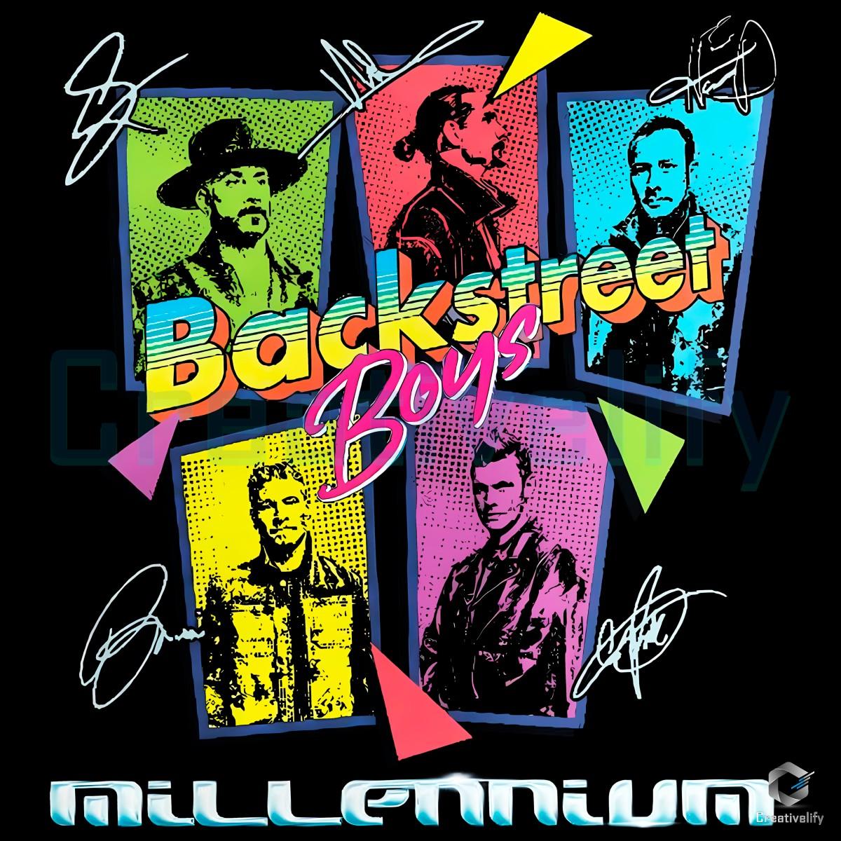 Backstreet Boys Millennium Tour Band PNG