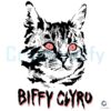 Biffy Clyro Black Cat Shirt Feline Pink Eyes Punk Rock SVG