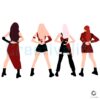 Blackpink Kill This Love Dance Pose Silhouette PNG