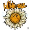 Blink 182 Daisy Flower Smiley Face Grunge Band PNG