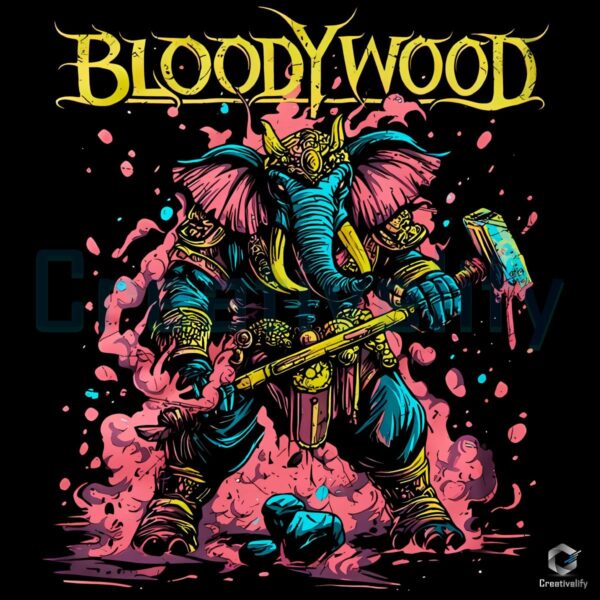 Bloodywood Elephant Warrior Battle Axe PNG
