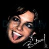 Britney Spears Playful Tongue Out Portrait Graphic PNG