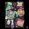 Buzz Woody Rex Hamm Retro Toy Story 90S Grid Cartoon Design PNG