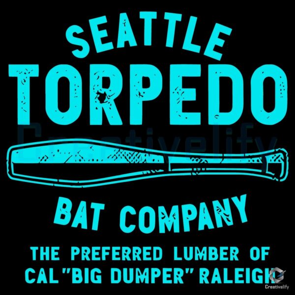 Cal Raleigh Seattle Torpedo Bat Company SVG