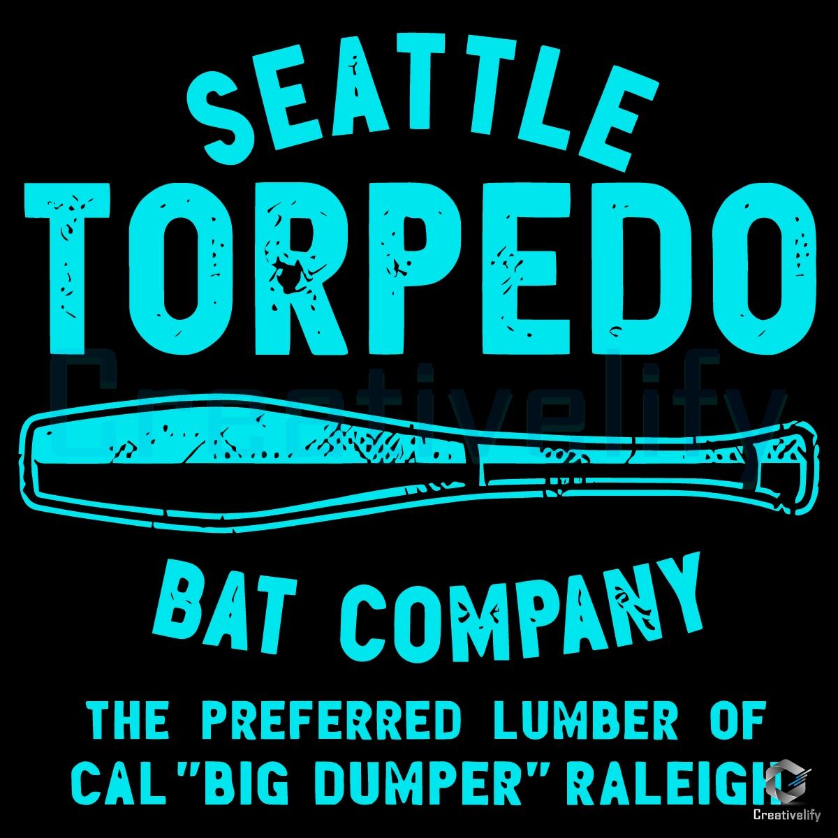 Cal Raleigh Seattle Torpedo Bat Company SVG Cal Raleigh Seattle Torpedo Bat Company SVG