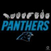 Carolina Panthers Homage Youth Love Sign SVG