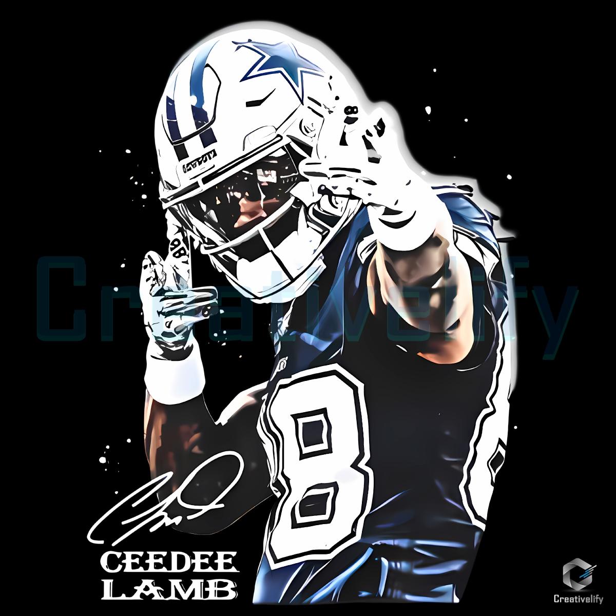 Ceedee Lamb Dallas Cowboys Nfl Wide Receiver PNG Ceedee Lamb Dallas Cowboys Nfl Wide Receiver PNG