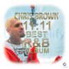 Chris Brown 11 11 Best Rnb Album Gold Glitter Typography PNG