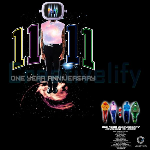 Chris Brown 1111 One Year Anniversary Galaxy PNG