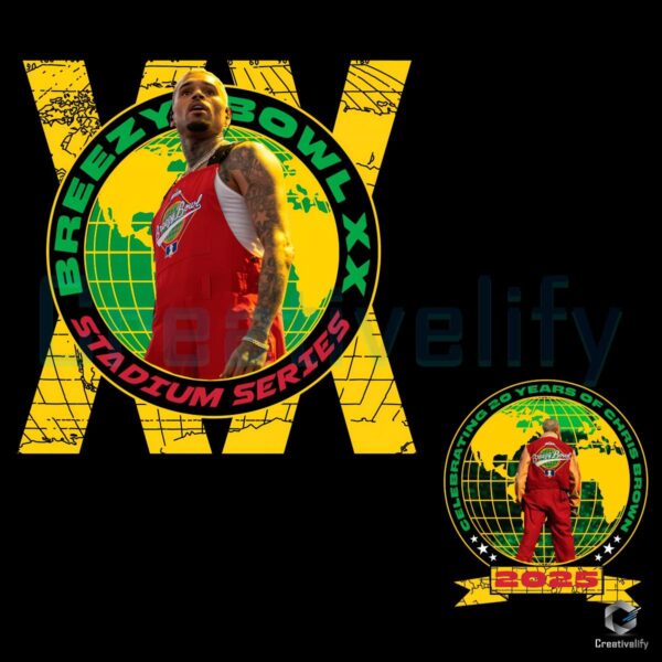 Chris Brown Breezy Bowl Xx Off The Grid 2025 Anniversary PNG