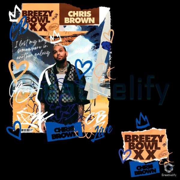 Chris Brown Breezy Bowl Xx Scrapbook Tour PNG