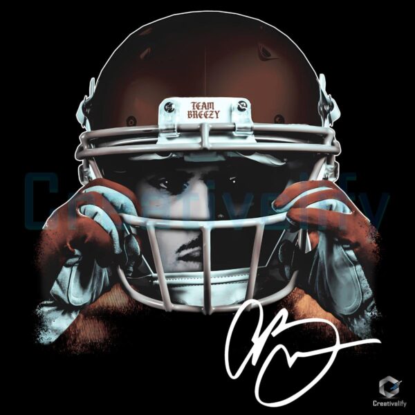 Chris Brown Gridiron Big Head Team Breezy Football PNG