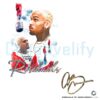 Chris Brown Residuals Vintage Style Tour PNG