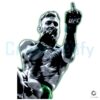 Conor Mcgregor Double Middle Finger Ufc Gloves Neon Green Highlight PNG