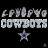 Dallas Cowboys Homage Youth Love Sign SVG