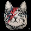 David Bowie Cat Lightning Face Parody PNG