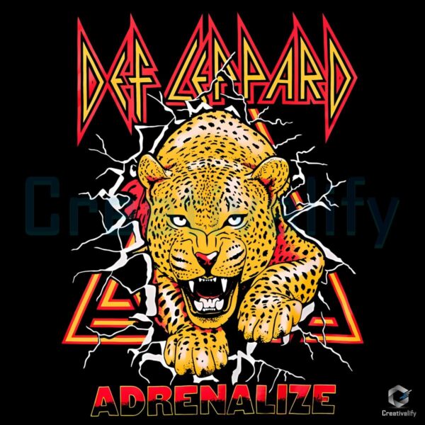Def Leppard Adrenalize Leopard PNG