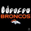 Denver Broncos Homage Youth Love Sign SVG