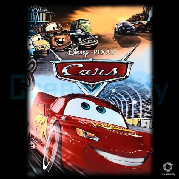 Disney Pixar Cars Lightning Mcqueen Sally Radiator Springs PNG