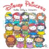 Disney Princess Hello Kittys Version Cute Princess Mashup PNG