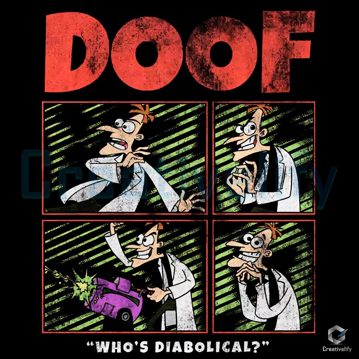 Doofenshmirtz Whos Diabolical Comic Panel Phineas And Ferb PNG Doofenshmirtz Whos Diabolical Comic Panel Phineas And Ferb PNG