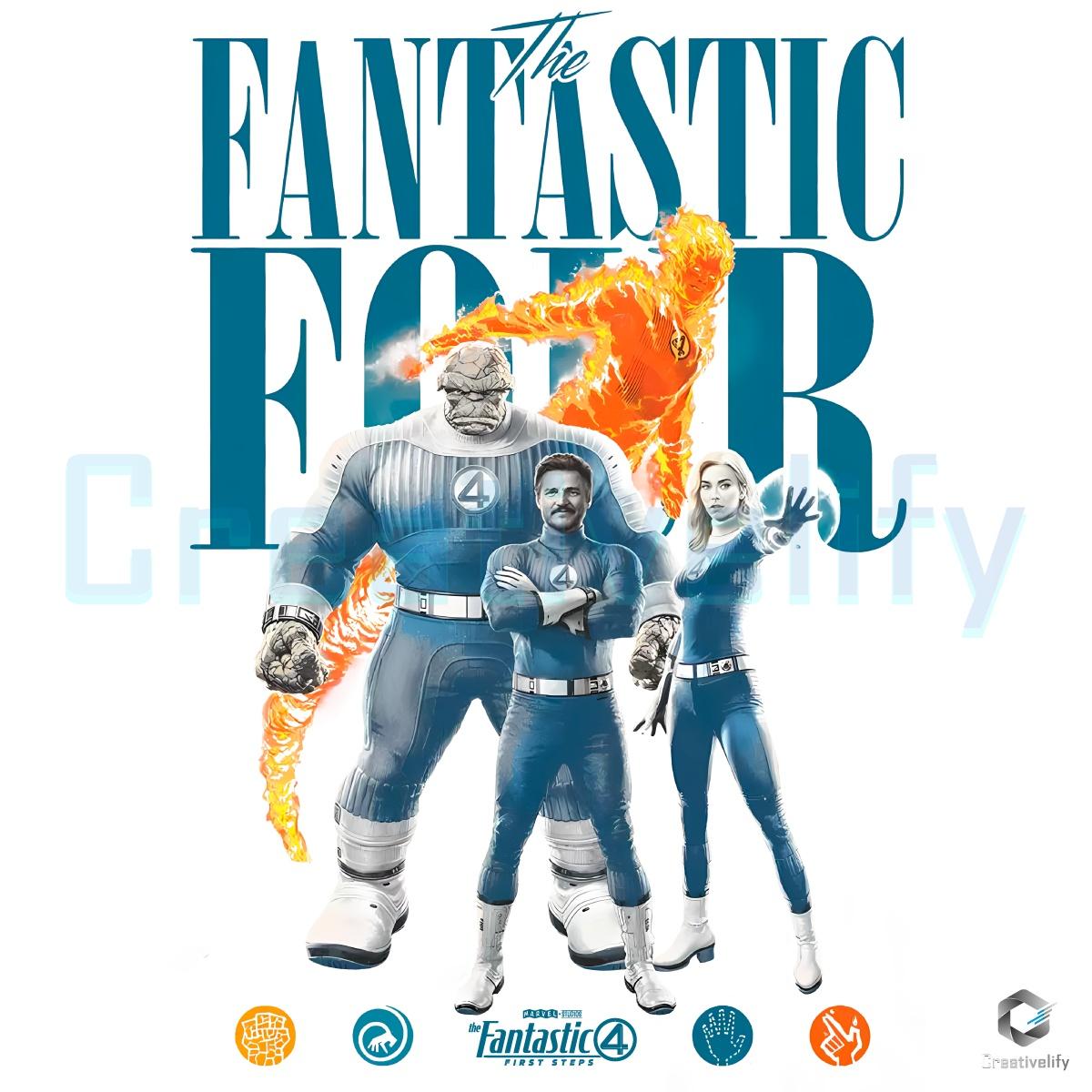 Fantastic Four First Steps Marvel Superhero Team PNG Fantastic Four First Steps Marvel Superhero Team PNG