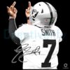 Geno Smith Las Vegas Raiders Nfl Quarterback PNG
