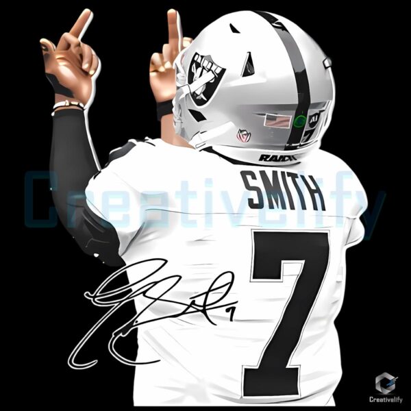 Geno Smith Las Vegas Raiders Nfl Quarterback PNG