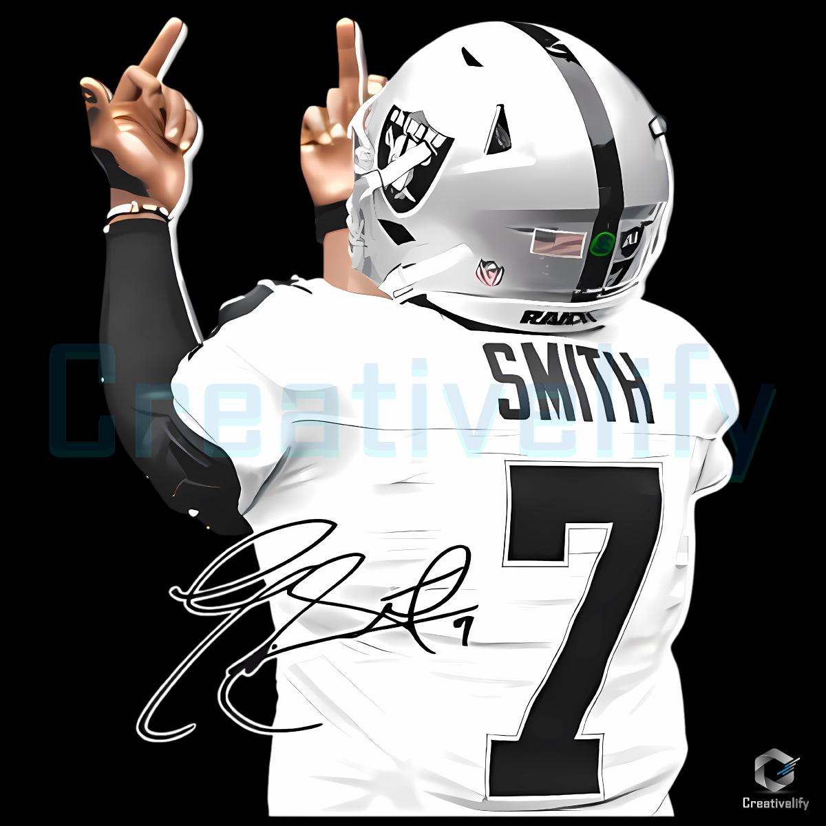Geno Smith Las Vegas Raiders Nfl Quarterback PNG Geno Smith Las Vegas Raiders Nfl Quarterback PNG