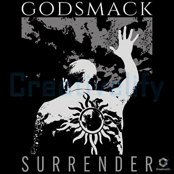 Godsmack Surrender Tattoo Back Design Rock Band PNG