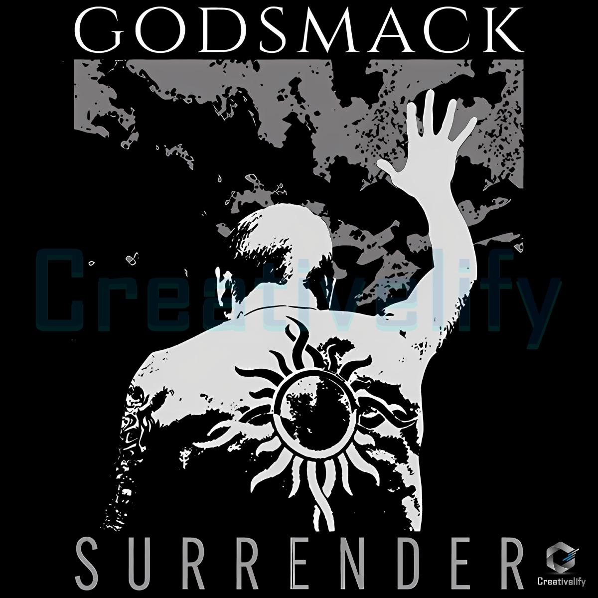 Godsmack Surrender Tattoo Back Design Rock Band PNG Godsmack Surrender Tattoo Back Design Rock Band PNG