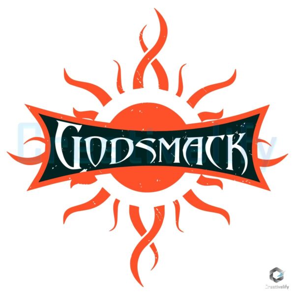 Godsmack Tribal Sun Logo Vintage Rock Band SVG