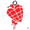 Green Day American Idiot Heart Grenade Punk Rock Symbol SVG